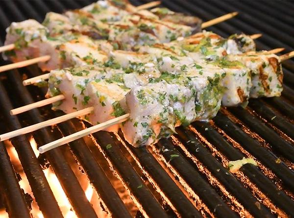 Swordfish Skewers with Citrus Salsa - Step 6